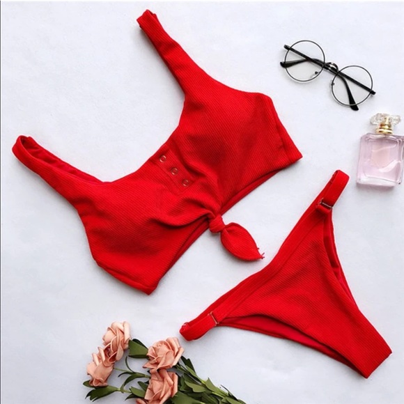 Rose's Ribbed Bikini Large - Picture 2 of 3